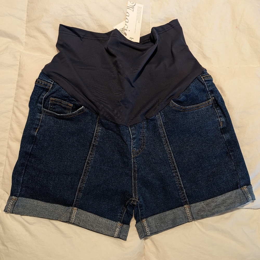 Size Large Maternity Denim shorts